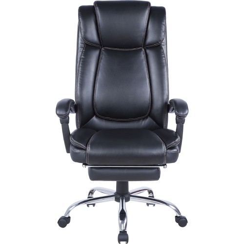 7288 Adjustable Computer Office Chair in Black Leatherette